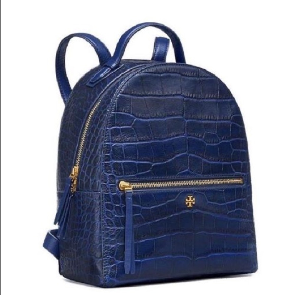 Tory Burch Croc-Embossed Mini